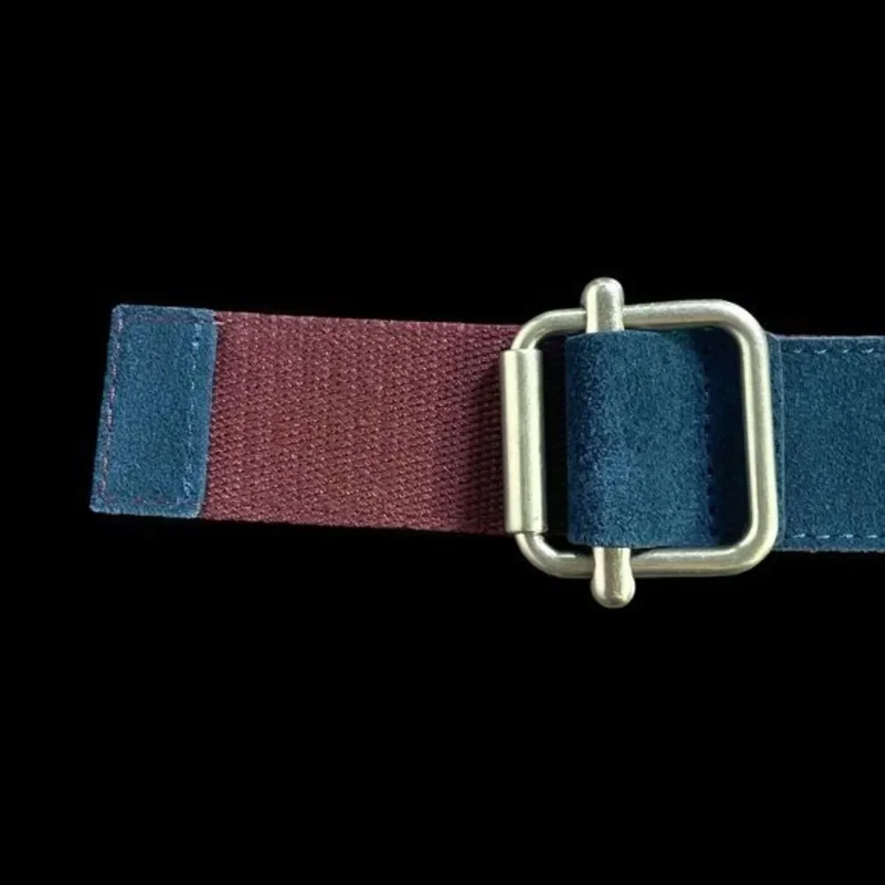 Goodfellow &‎ Co Men's Reversible Belt Blue Maroon Size Medium NWT